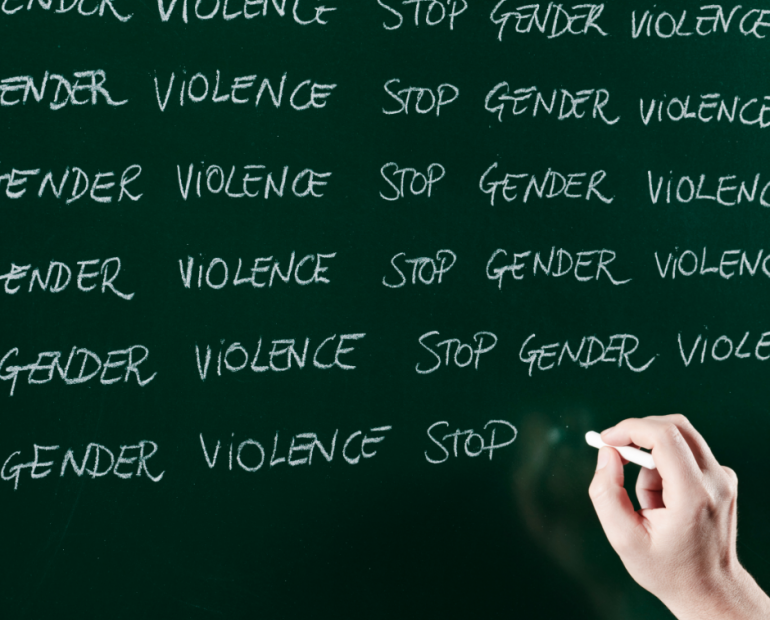 Stock image about gender violence