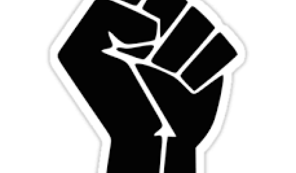 Black Lives Matter logo of fist 
