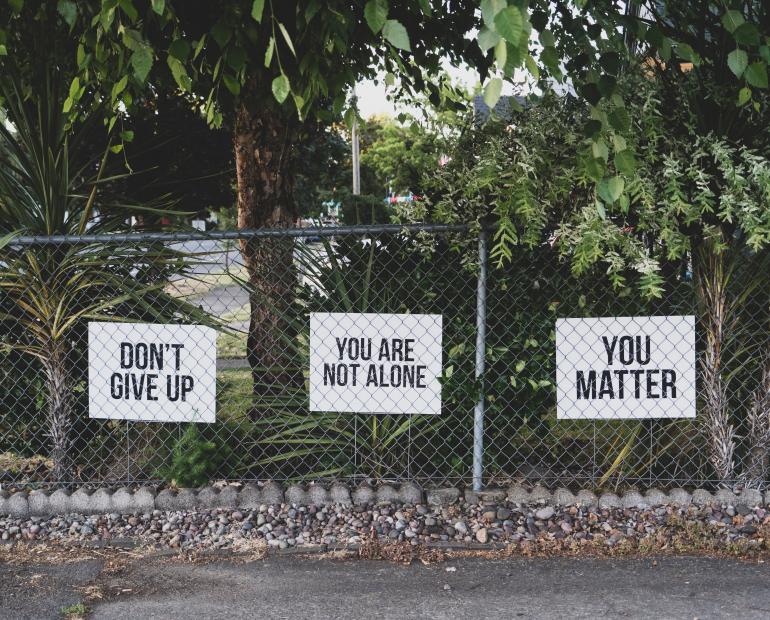 mental health quotes on fences
