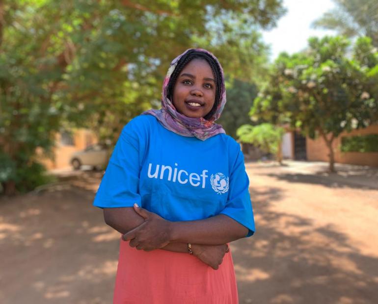 Meet UNICEF Sudan Youth Advocate Enas Yousif