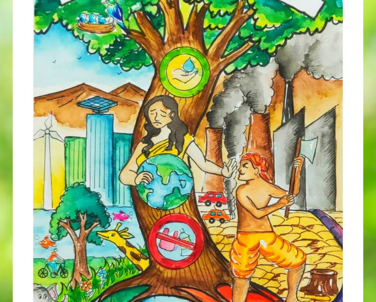 If you cut a tree 🌳, you kill a life  If you save a tree you save a life. Please don't cut trees, Plant more and more trees, Use 3R's, Save Water, Use green energy 💚, Save Forest, Save Environment, Save Life