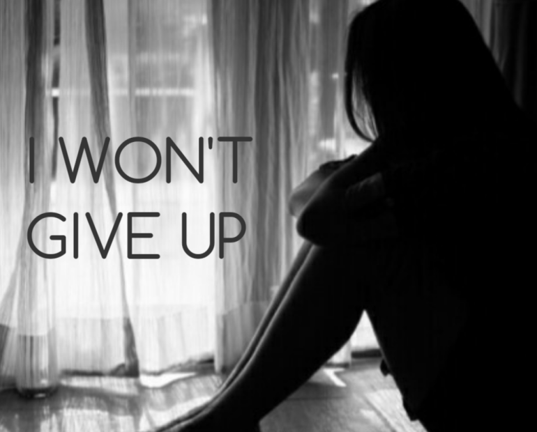 I won't give up 