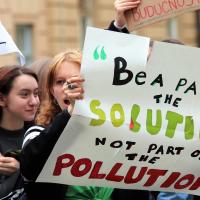 Students Climate Strike- Be A Part Of The Solution Not Part Of The Pollution