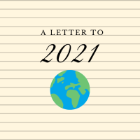 A open note saying "A Letter To 2021"