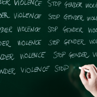 Stock image about gender violence