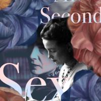 A poster of The Second Sex and Simone de Beauvoir created by the author