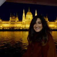 A picture of me in front of Budapest Parliament during a cruise in the Danube river.