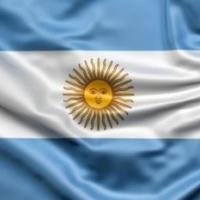 Bandera de la República Argentina.