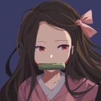 anime girl with pink ribbon wearing a yukata