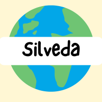 Cartoon of Earth with 'Silveda' written in a band.
